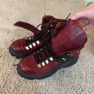 A.S. 98 LEATHER HIKING BOOTS